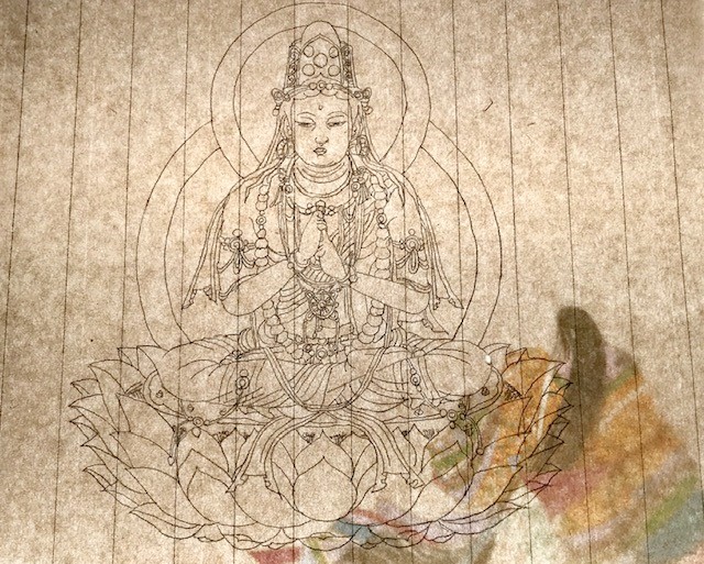 仏画曼陀羅アート「大きな木の下で」の活動